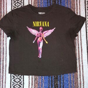Nirvana Crop Top Tee Shirt